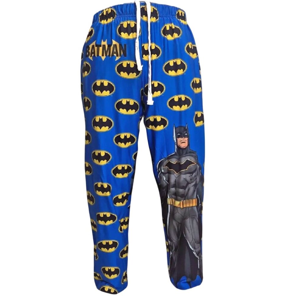 Brief Insanity Batman Gotham’s Hero Lounge Pants Pajamas - NEW Fast Ship